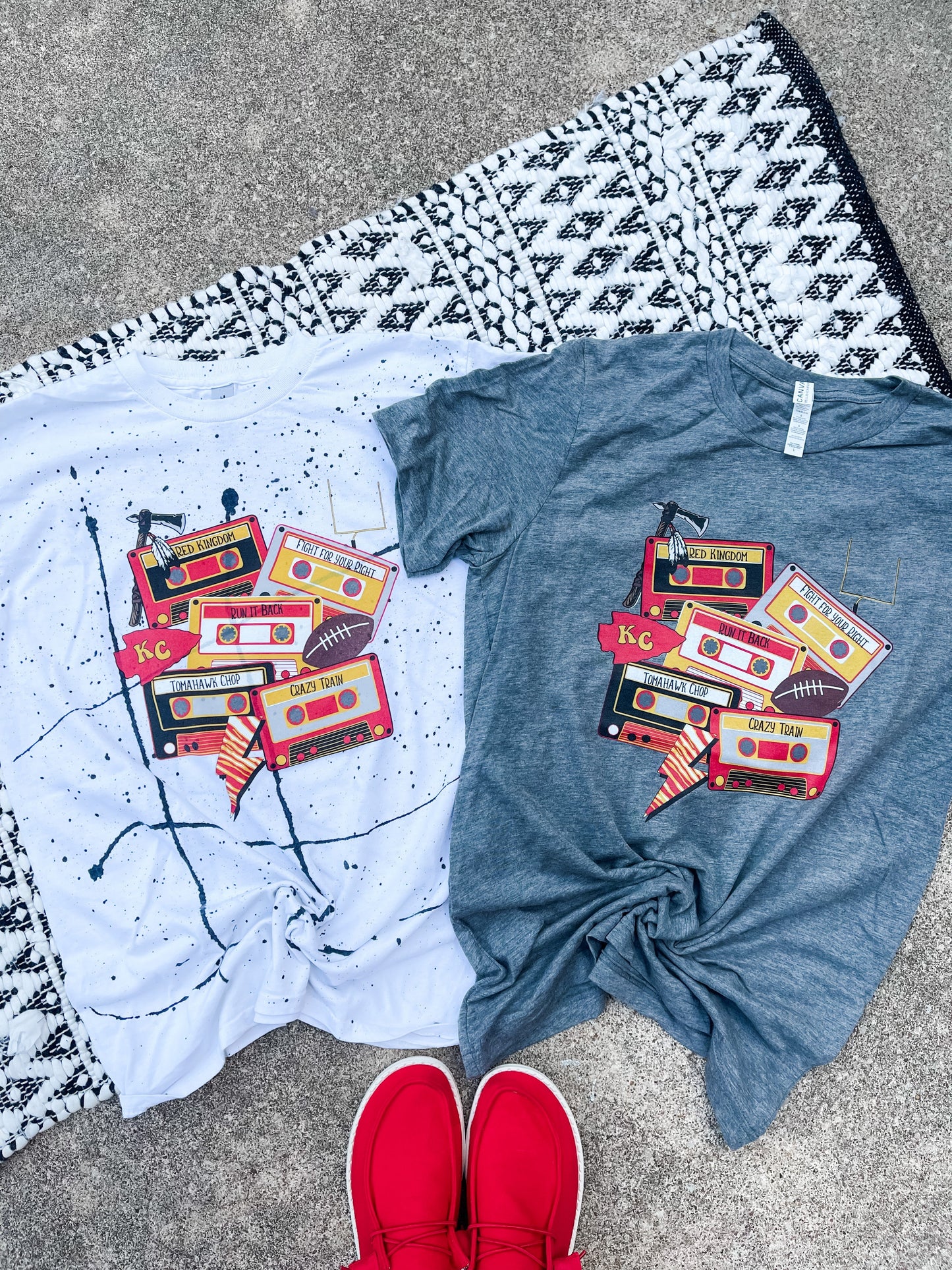 KC Football Cassette Tee