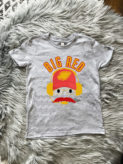 **HALFTIME DEAL** Big Red Arrowhead Hat Heather Grey Tee