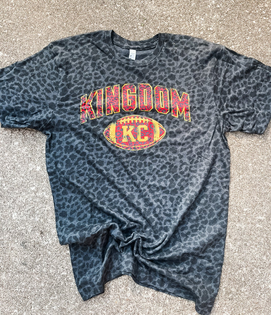 Kingdom KC Black Leopard Tee