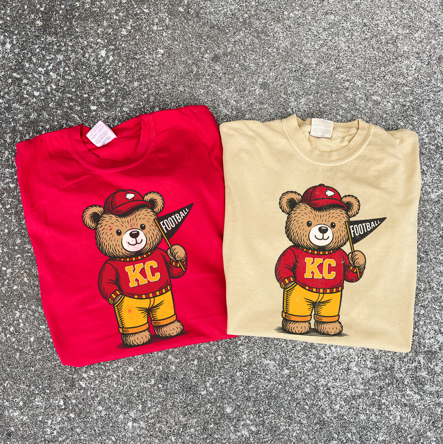 **HALFTIME DEAL** KC Bear Color Tee Option