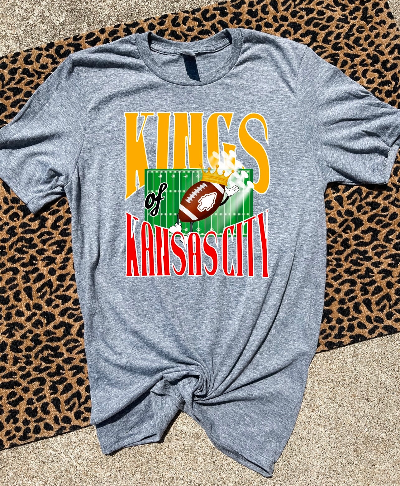 Kings Of Kansas City Heather Graphite Tee