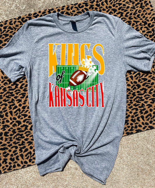 Kings Of Kansas City Heather Graphite Tee
