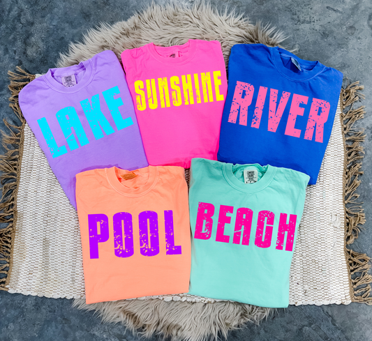 Summer Option Neon Tee Colors