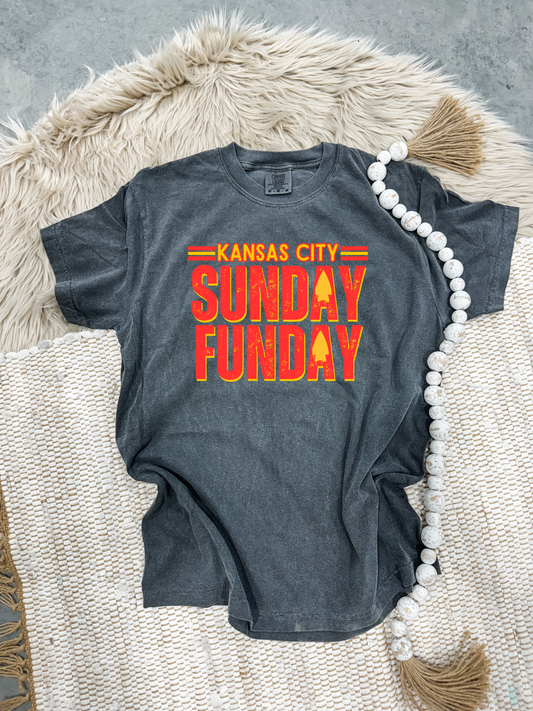 **HALFTIME DEAL** Red & Gold Sunday Funday Pepper Tee