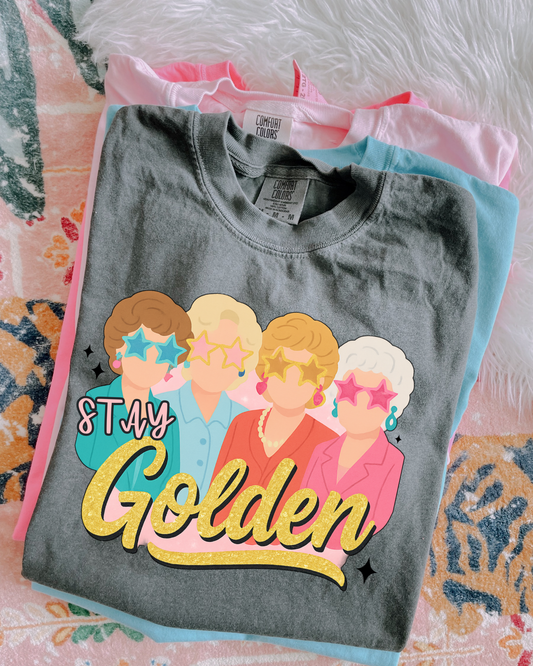 **DEAL OF THE DAY** Stay Golden New Design Pepper Tee