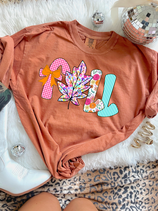 **FIRST 50** Colorful Leopard Fall Print Yam Tee