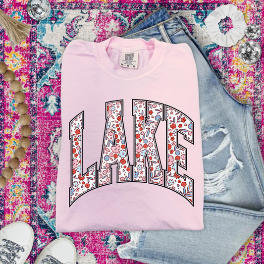 Ditsy Floral Lake Blossom Tee