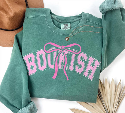 Bookish Comfort Colors Light Green Sweatshirt