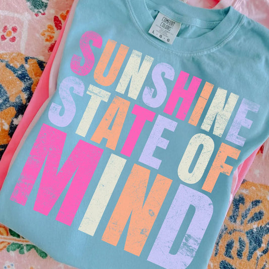 **DEAL PRICE** Bold Sunshine State Of Mind Chalky Mint Tee/Tank Option