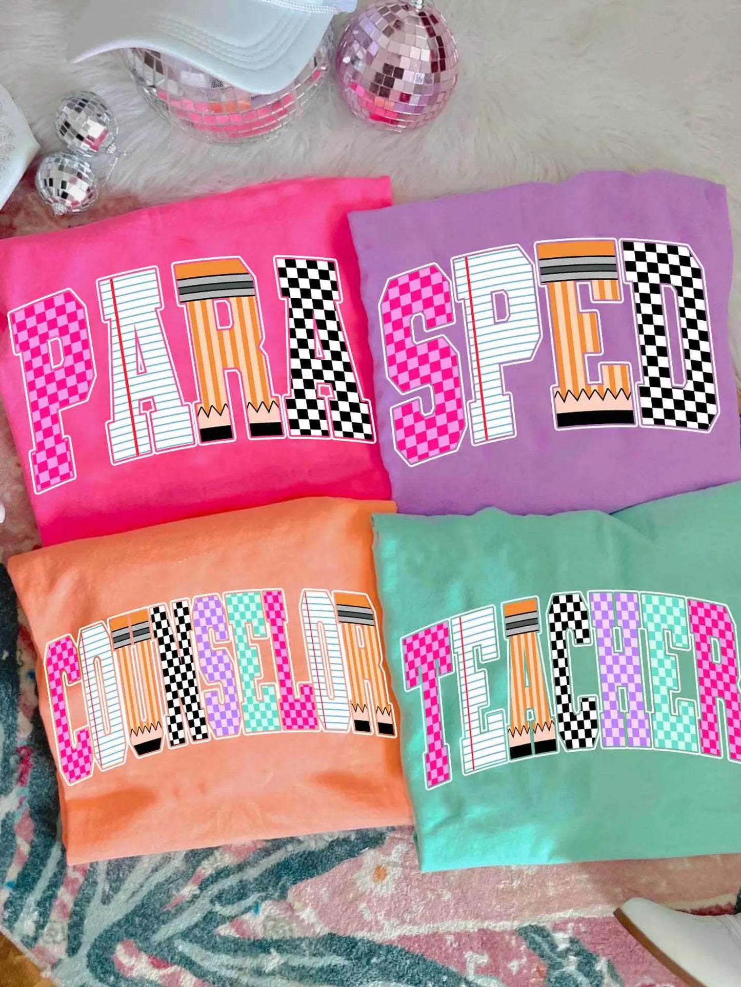 **Back To School** Retro School Occupation Designs Tee Options