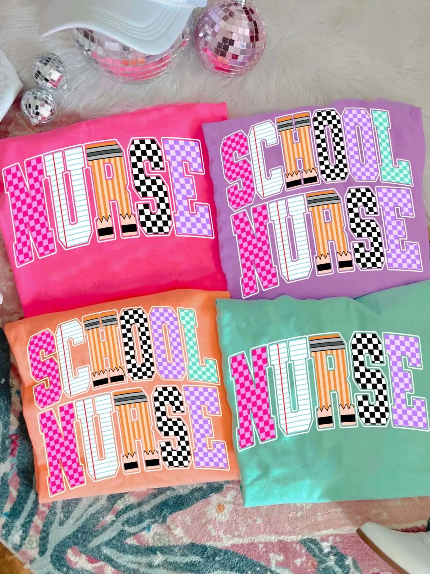 **Back To School** Retro Nurse Tee Options