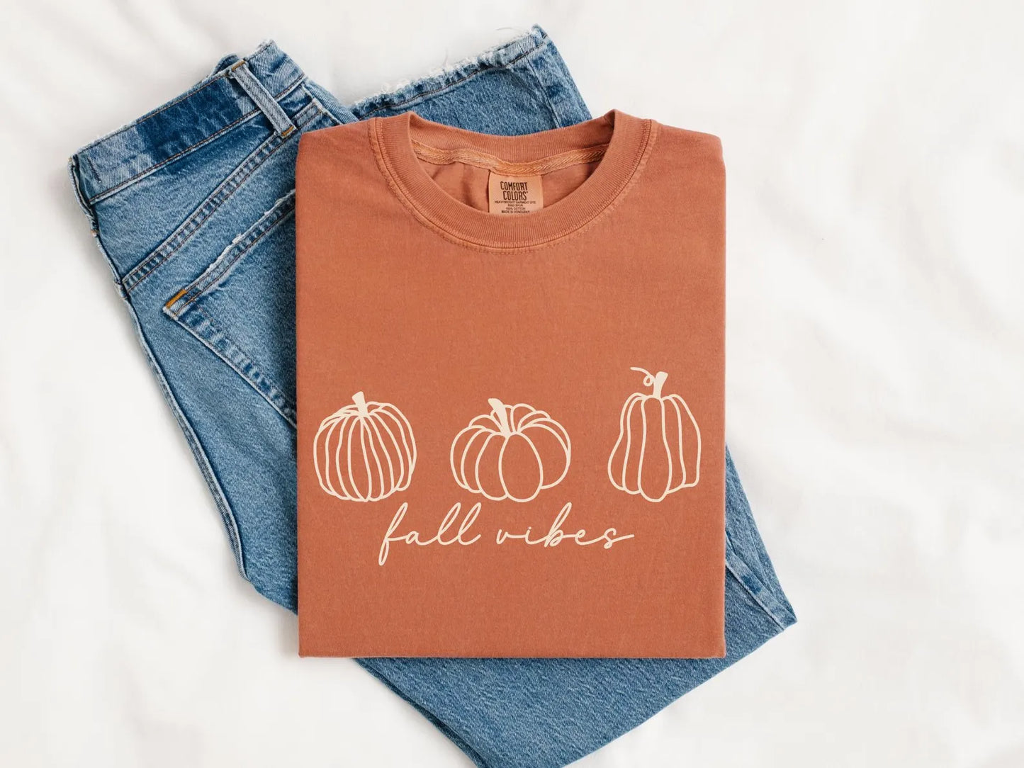Neutral Fall Vibes Pumpkin Yam Tee