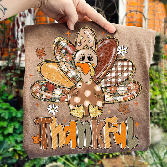 Thankful Turkey Espresso Tee