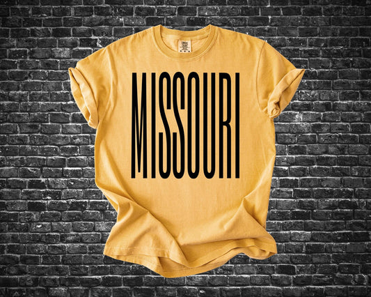 Black Missouri Mustard Tee
