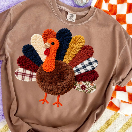 Thanksgiving Coquette Espresso Tee