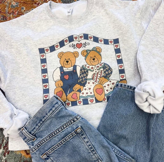 Vintage Bear Ash Sweatshirt