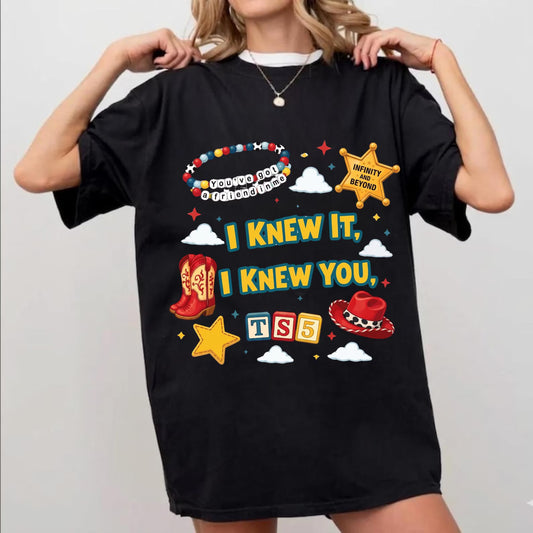 Western I Knew It I Knew You Black Tee