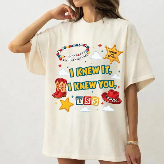Western I Knew It I Knew You Ivory Tee