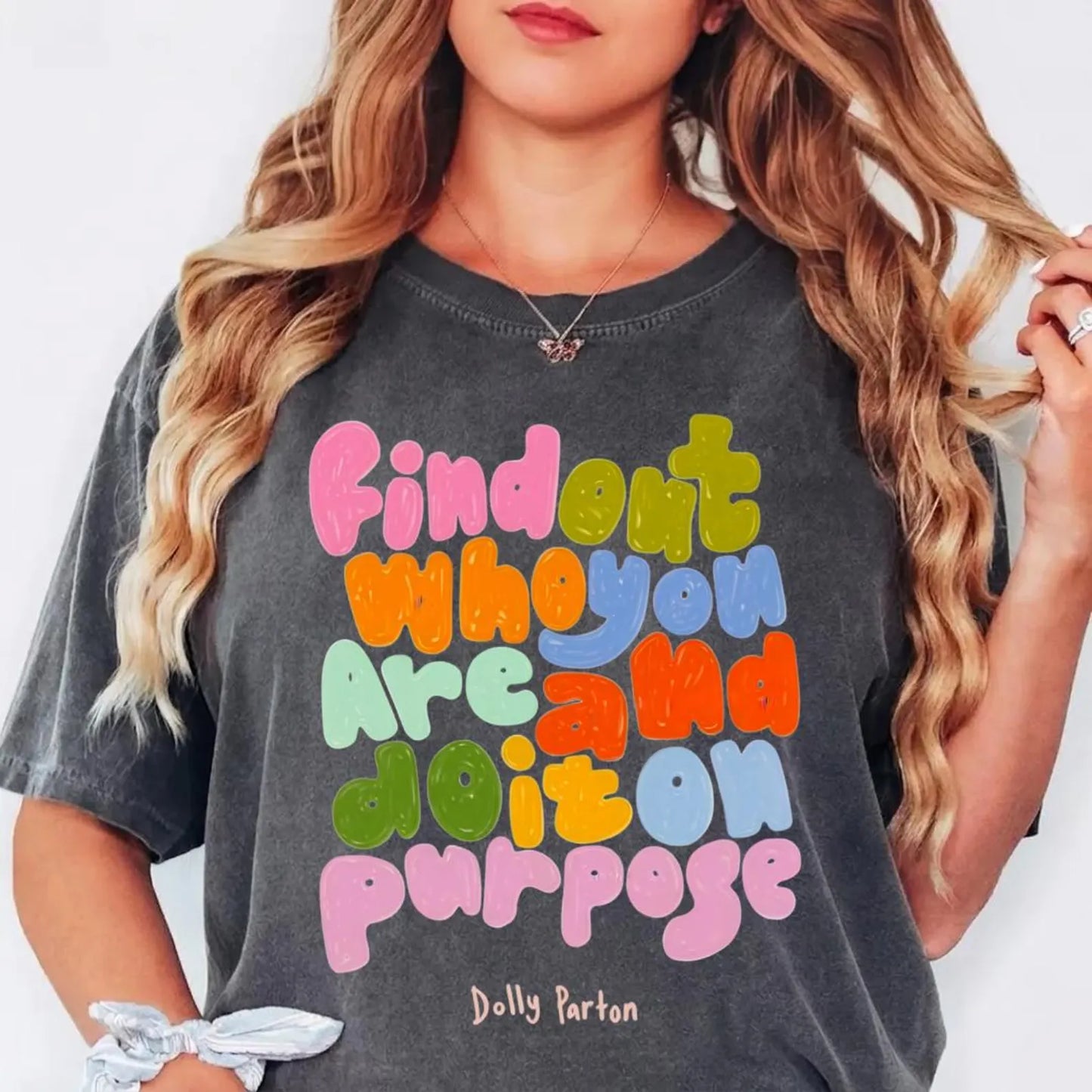 Find Out Who You Are & Do It On Purpose Pepper Short Sleeve/Long Sleeve Option