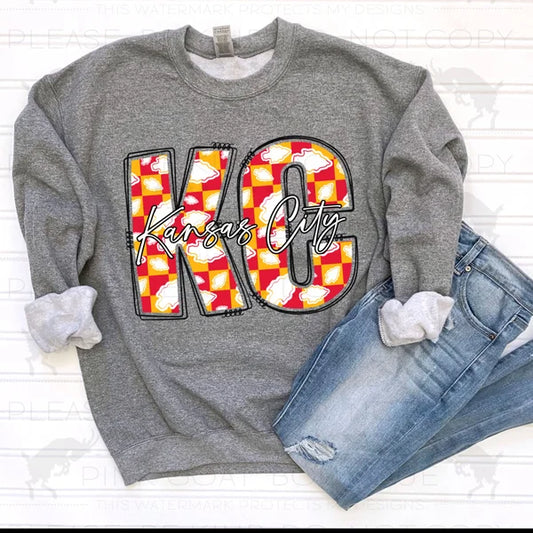 Arrowhead KC Kansas City Dark Grey Sweatshirt