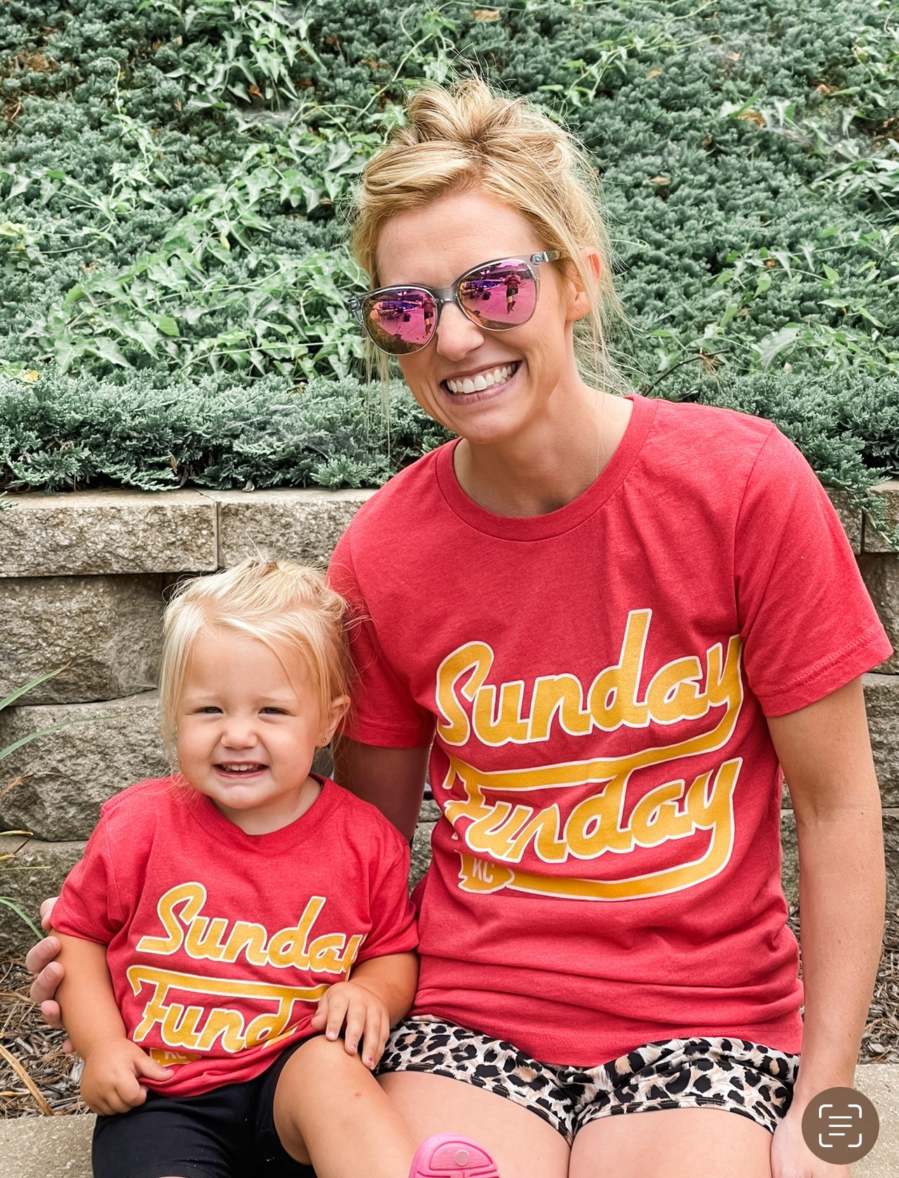 Sunday Funday Heather Red Tee