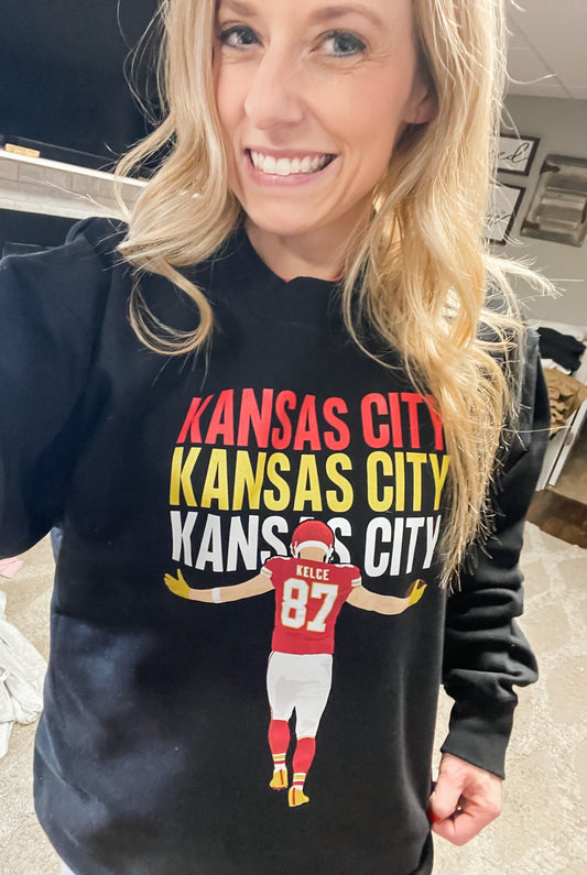 87 Kelce Kansas City Repeat Tee/Sweatshirt Black Option