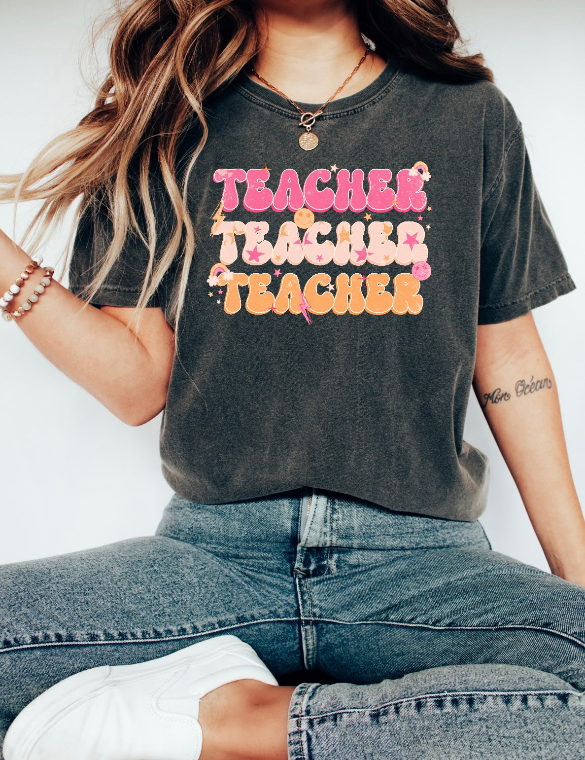 Teacher Repeat Pepper Tee