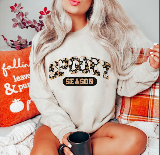 Spooky Season Ghost Sand Sweatshirt
