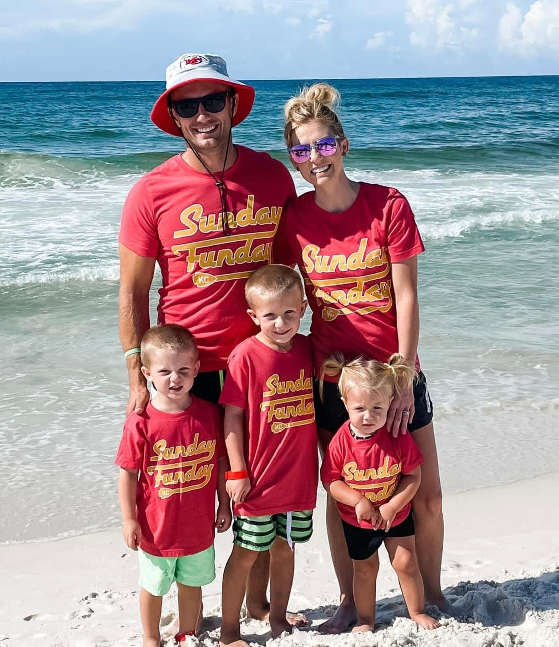 Sunday Funday Heather Red Tee