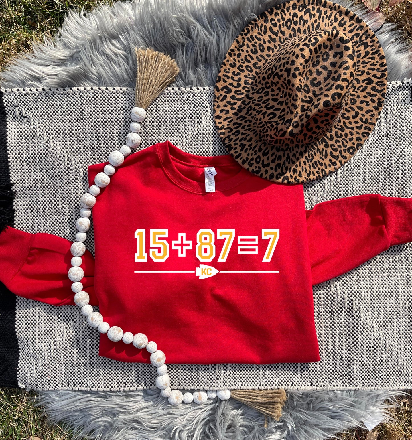 Equation 15 + 87 Red Sweatshirt