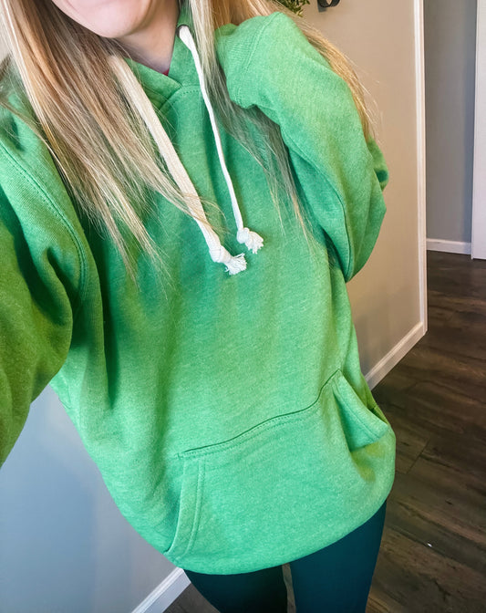 Irish Green Fleece Hoodie