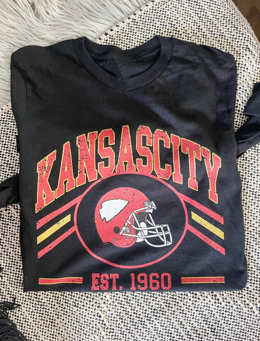 Kansas City Est. 1960 Black Shirt Option