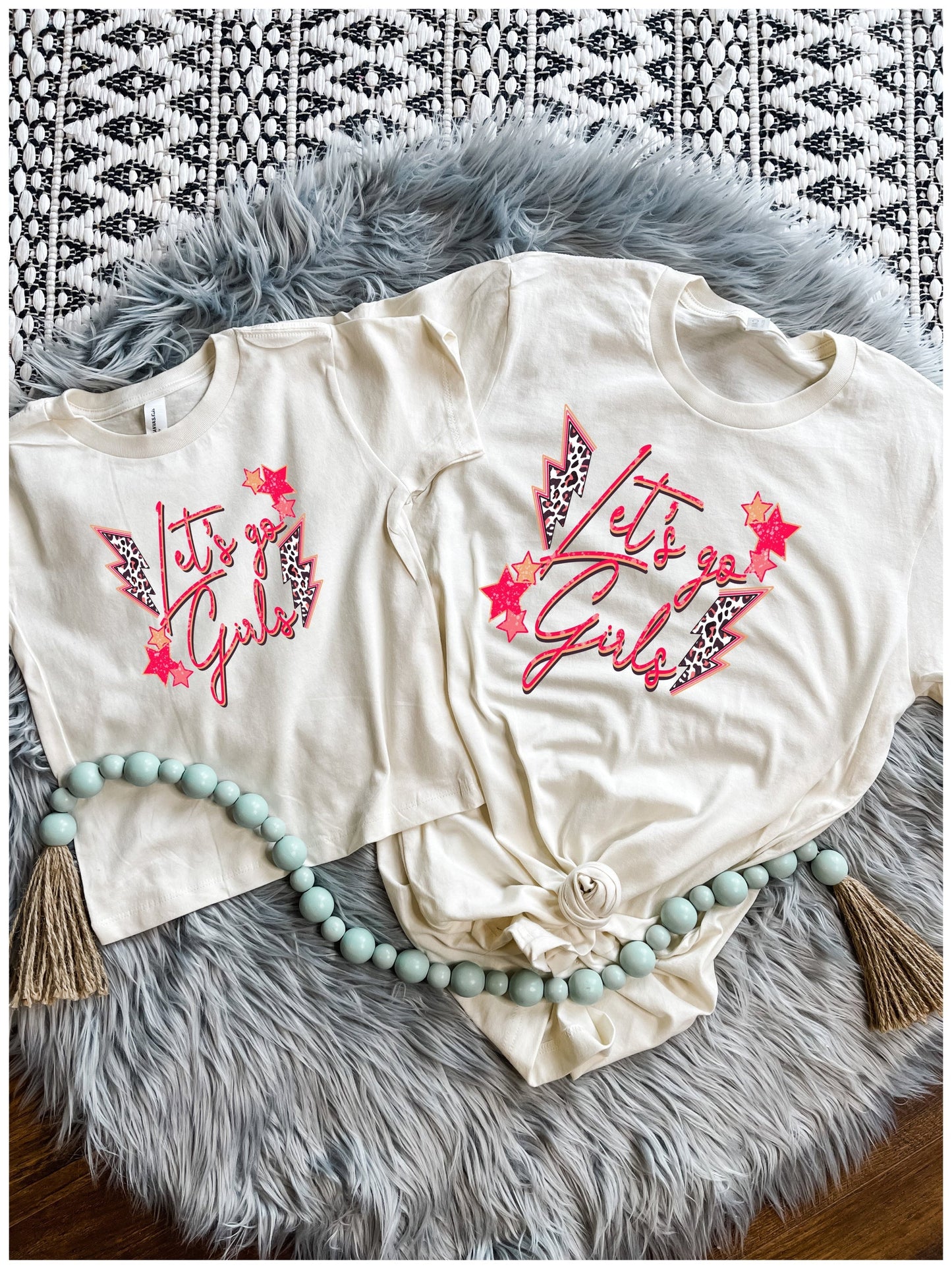 Let's Go Girls Natural Tee