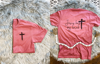 FRONT + BACK- Jesus Has My Back