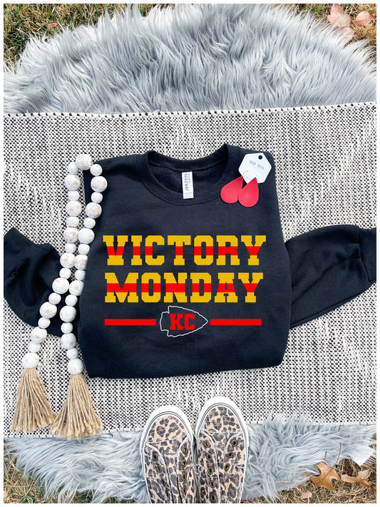 Victory Monday Black Sweatshirt