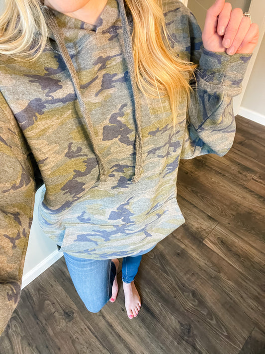 Vintage Camo Unisex Hoodie