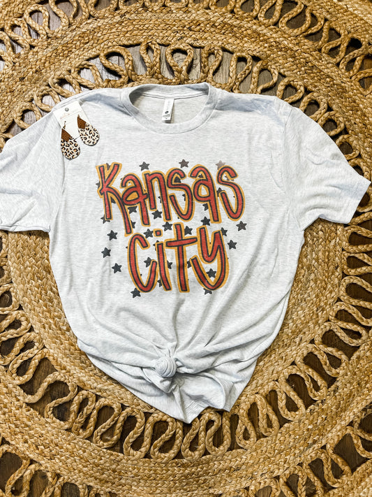 Kansas City Star Ash Tee